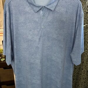 Walter Hagen Light Blue Patterned Polo Shirt